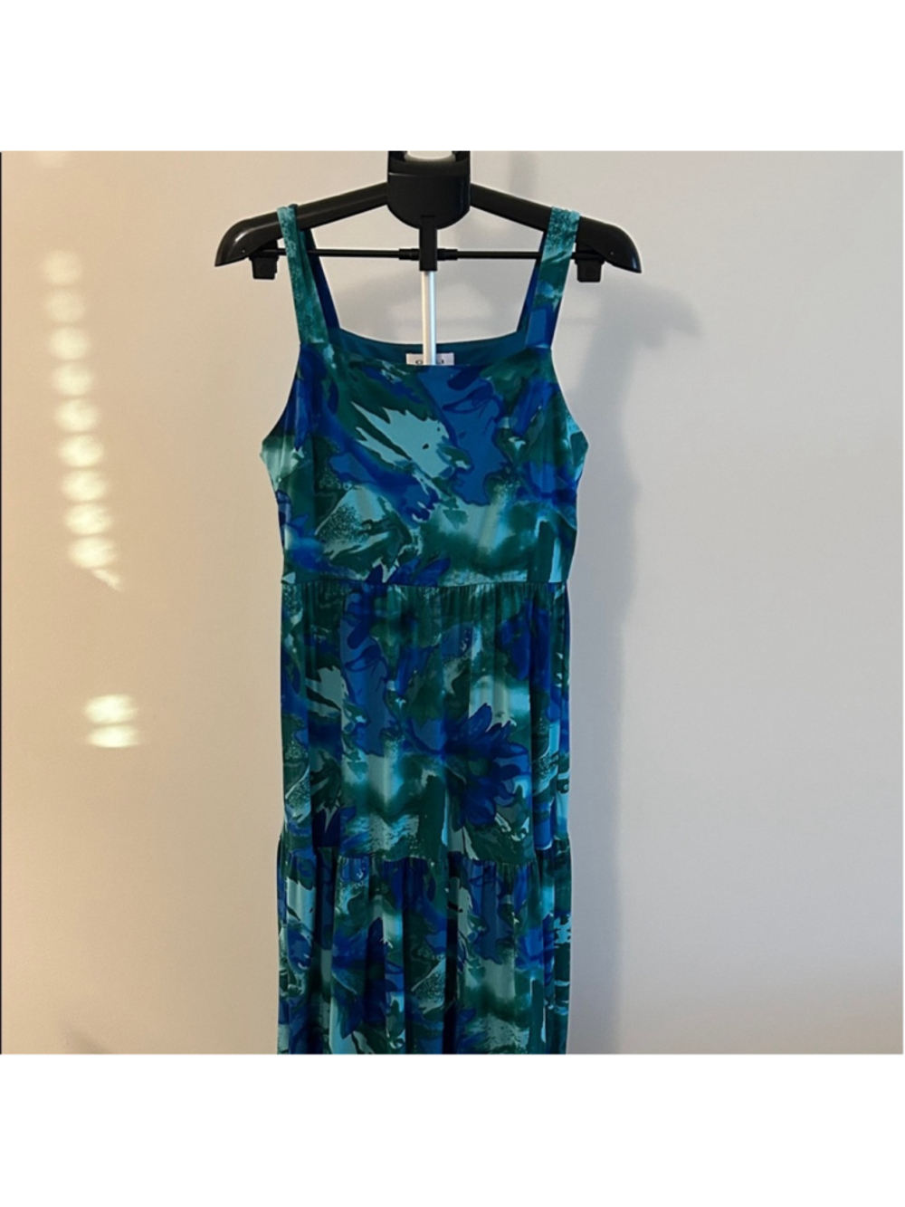 Gilli Teal and Navy Maxi Dress